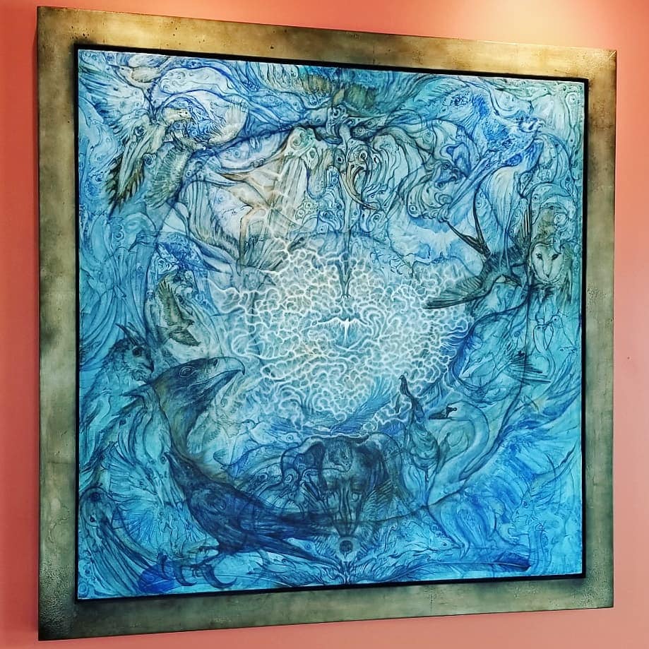 Flying into the show…