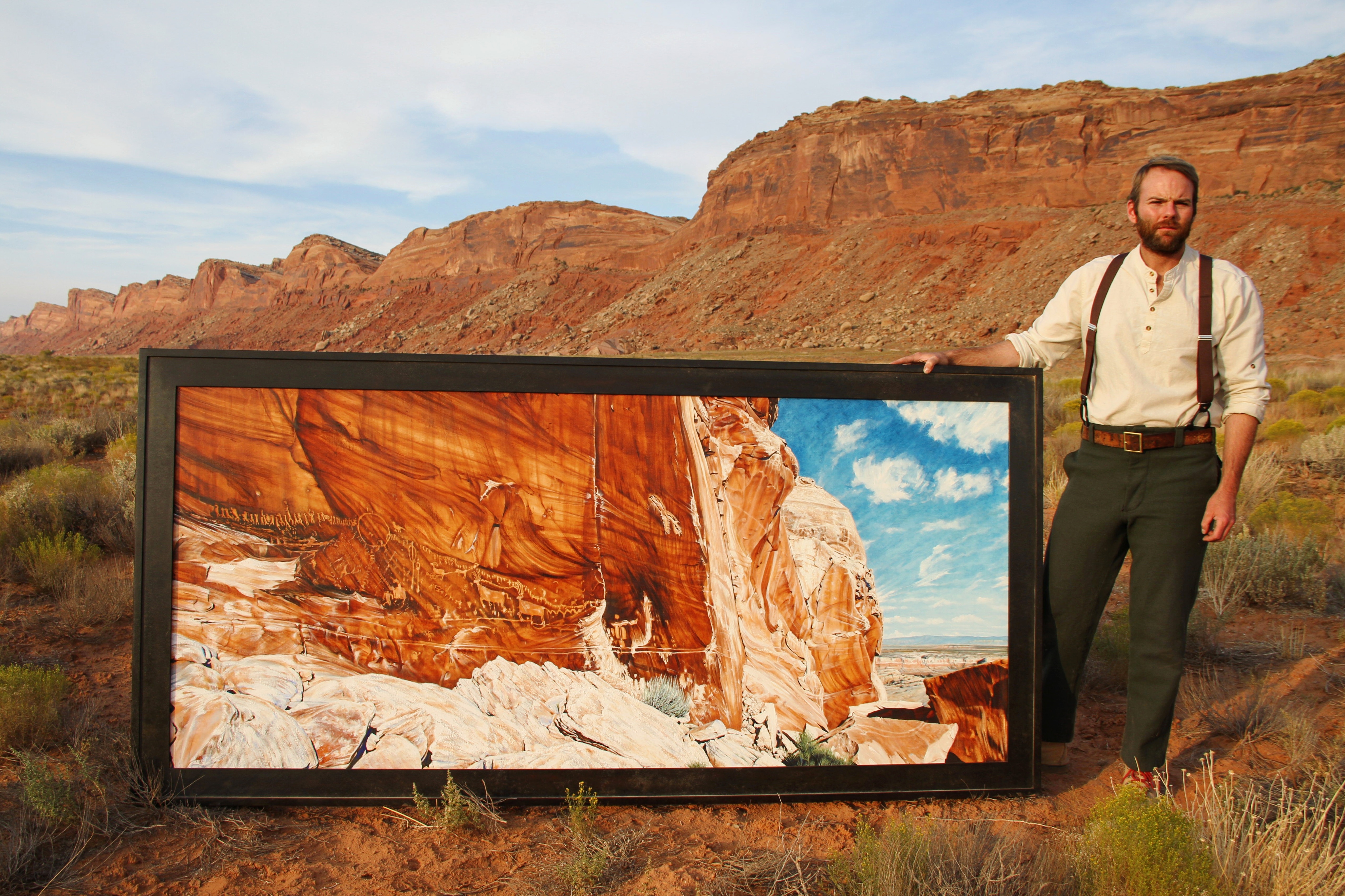 Procession oil painting by Cody Chamberlain.